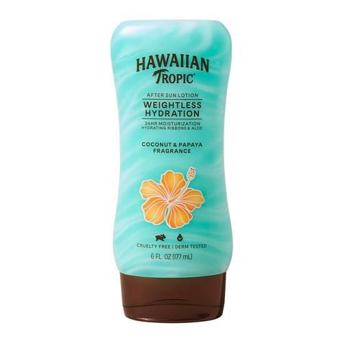 Hawaiian Tropic Weightless Hydration After Sun Lotion With Aloe, 6Oz Twin Pack | Hawaiian Tropic Lotion, Moisturizing Lotion, After Sun Care, After Sun Moisturizer, 6Oz Each Twin Pack Package May Vary