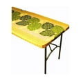 thumbnail image 1 of Hawaiian Tropical Fabric Tablecloth for 6' Center-fold Table, Yellow Flower, 1 of 3