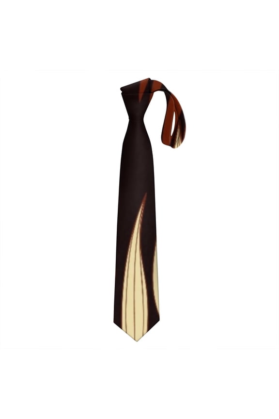 Hawaiian Tropical Tie - Vibrant Floral & Palm Leaf Satin Necktie, Wrinkle-Resistant, Ideal for Grooms, Prom & Business Attire
