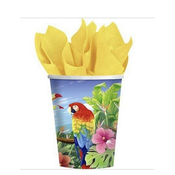 Hawaiian Tropics 9oz HOT / Cold Cups 8 Ct