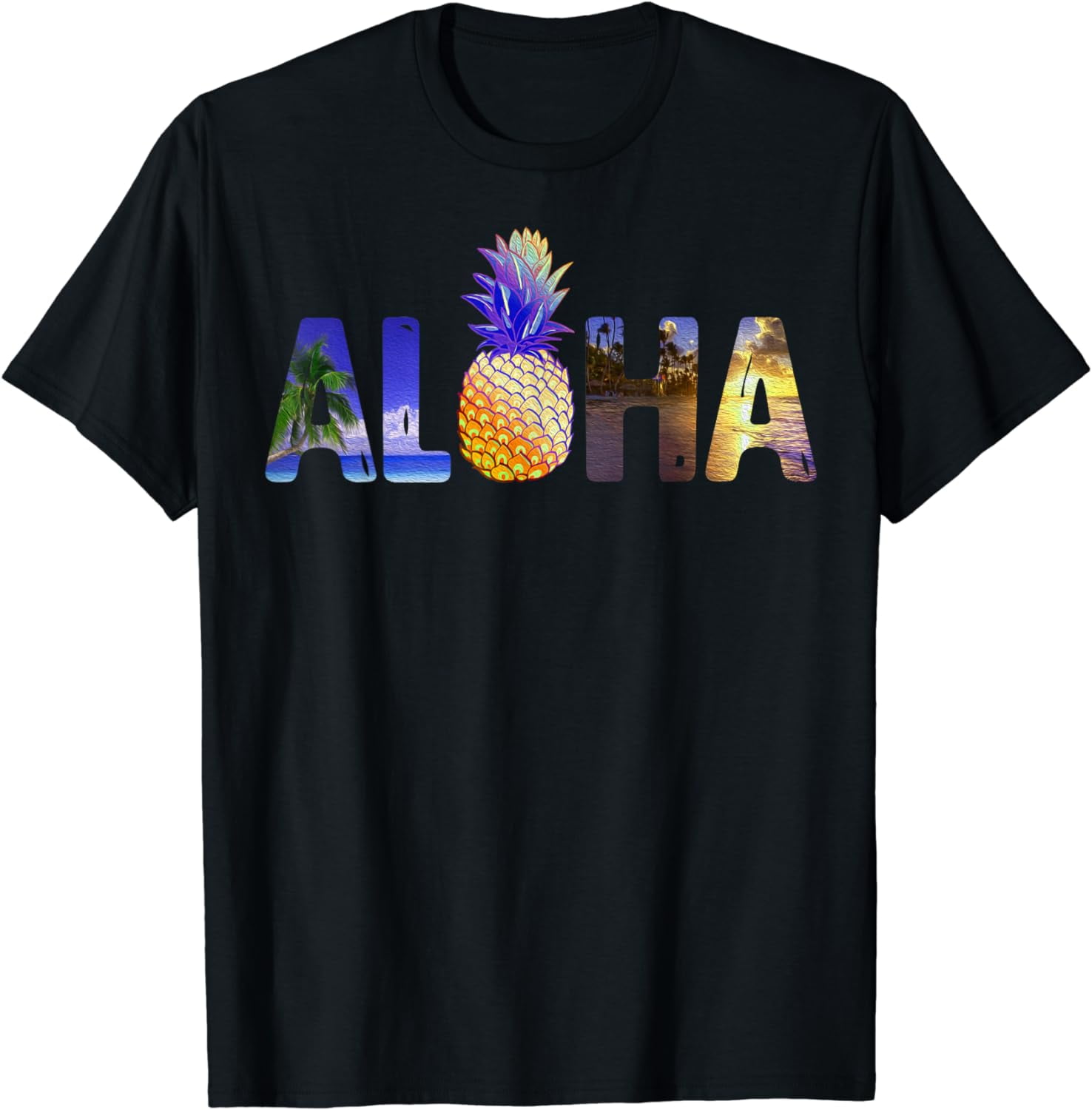 Custom Hawaii T Shirt Pineapple Mix Kakau Reggae Kanaka LT14 main image 0