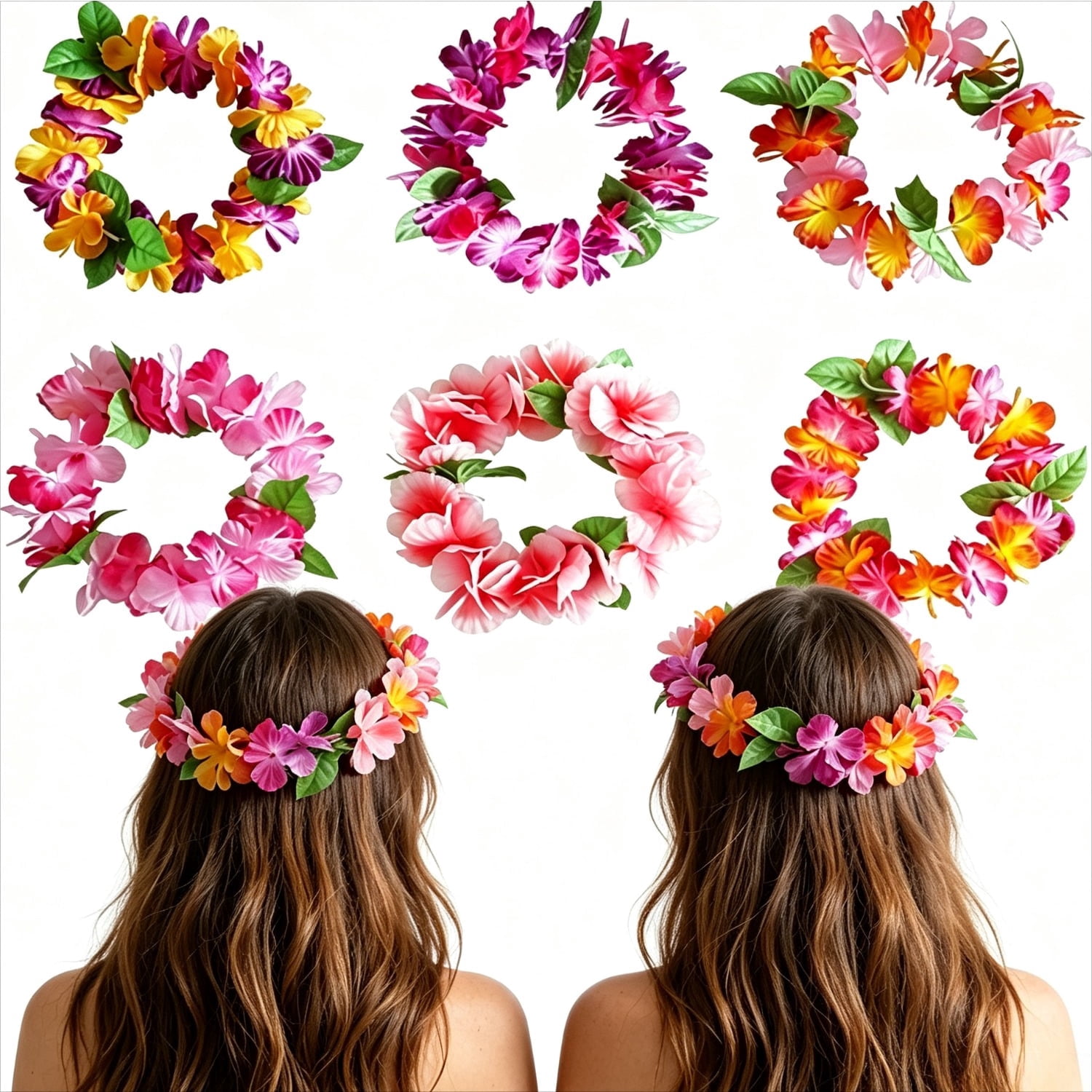 hawaiian-wreaths-headband-hawaii-tropical-leaf-flower-headpiece-for