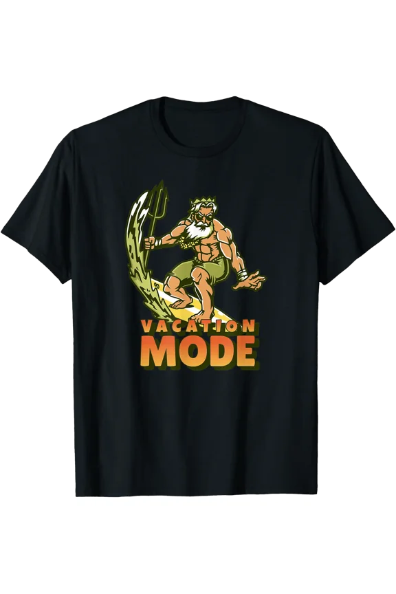 Hawaiian Zeus Hawaii Vacation Mode Greek Mythology God Surf T-Shirt Unisex T-Shirt