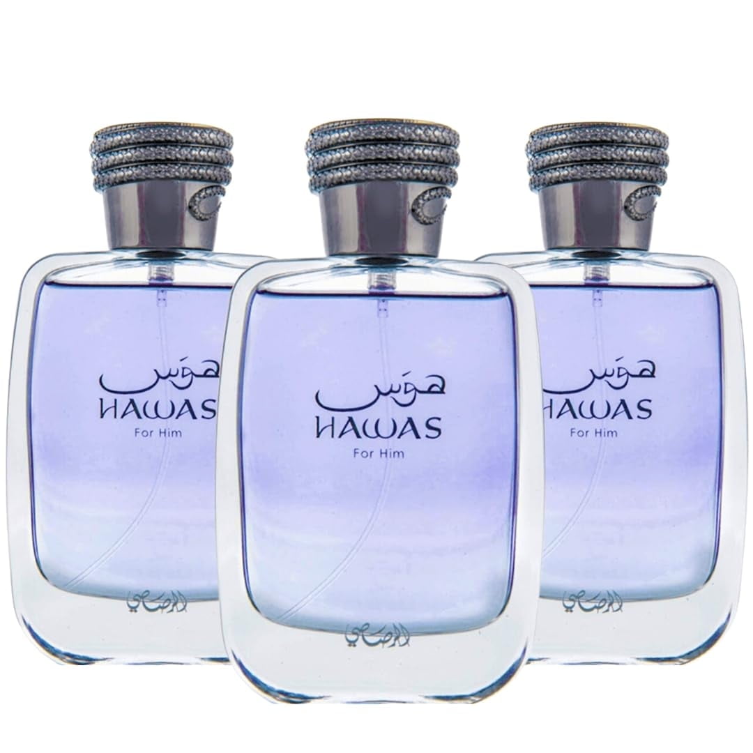 Hawas For Him 100ml オードパルファム Hawas For Him & Hawas Fire Eau De Parfum Sprays 100ML (3.4