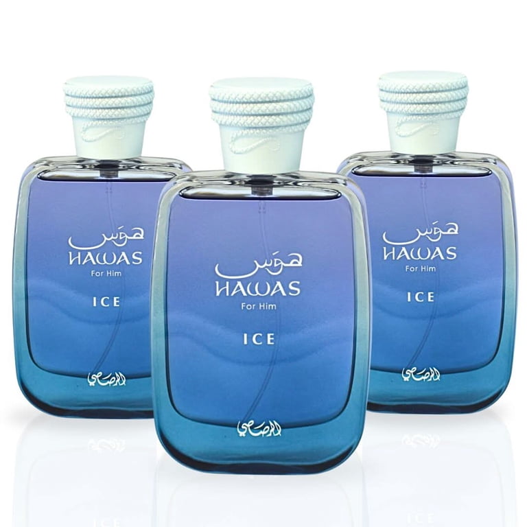 Hawas Ice EDP 100ML (3.4 OZ) By RASASI | Long Lasting, Exquisite