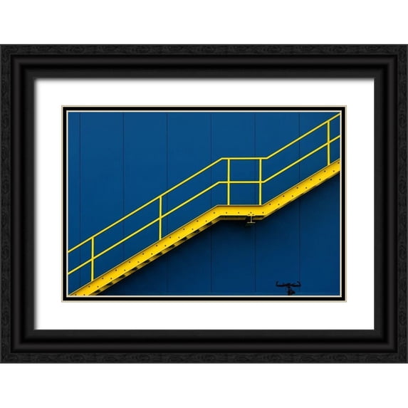 Hawerkamp, Hans-Wolfgang 14x11 Black Ornate Wood Framed with Double Matting Museum Art Print Titled - Bycicle