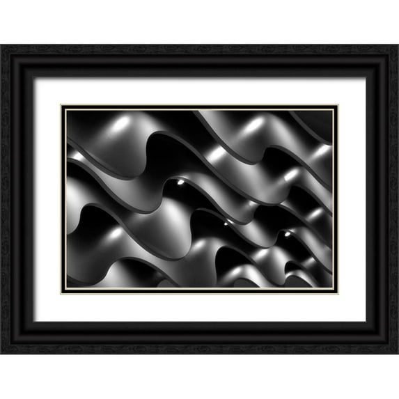 Hawerkamp, Hans-Wolfgang 18x13 Black Ornate Wood Framed with Double Matting Museum Art Print Titled - Ceiling Lights