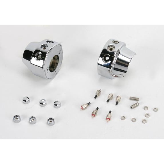 Hawg Halters Inc HSHA-3C-LR Switch Housing Assembly - 3-Button - Chrome