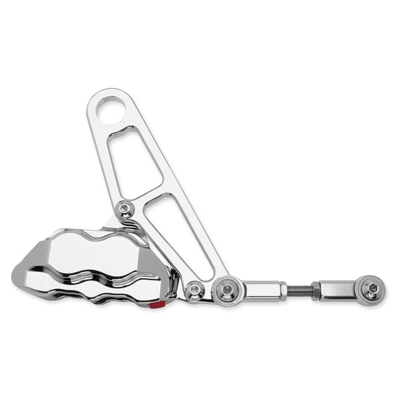 Hawg Halters Inc RKSTCC500 4 Piston Rear Brake Caliper Kit - Chrome