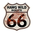 thumbnail image 1 of Hawg Wild Route 66 Novelty Sign | Indoor/Outdoor | Funny Home Décor for Garages, Living Rooms, Bedroom, Offices | SignMission personalized gift Wall Plaque Decoration, 1 of 1