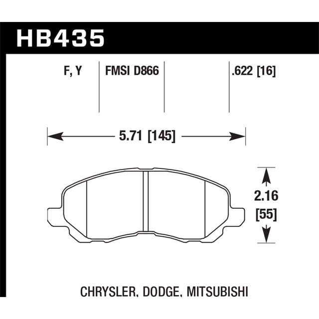 Hawk LTS Street Brake Pads main image 1