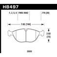 Hawk 11-18 Audi A8 Quattro HPS 5.0 Rear Brake Pads