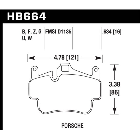 Hawk 05-08 Porsche 911 Carrera Front & Rear / 07-08 Cayman Front Perf Ceramic Street Brake Pads Fits select: 2006 PORSCHE 911 CARRERA S CABRIOLET, 2007 PORSCHE 911 NEW GENERATION CARRERA S