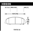 thumbnail image 1 of Hawk 08-09 Pontiac G8 3.6 Base/6.0 Performance Ceramic Street Front Brake Pads, 1 of 2