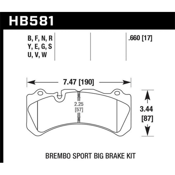 Hawk 09 Nissan GT-R R35 HP+ Street Front Brake Pads Fits select: 2018 VOLVO S60 POLESTAR