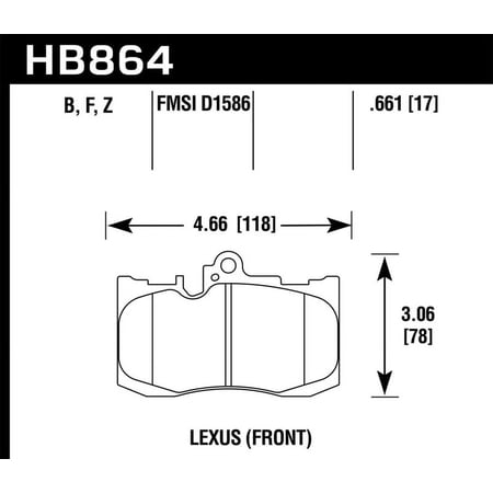 Hawk 13-17 Lexus GS350/GS350 F Sport / 12-17 Lexus IS350 Performance Ceramic Street Front Brake Pads Fits select: 2015-2019 LEXUS RC, 2016-2017 LEXUS GS 350 BASE/350 F-SPORT