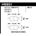 thumbnail image 1 of Hawk 15-16 Ford Focus ST HP+ Street Front Brake Pads Fits select: 2015-2016 FORD FOCUS SE, 2015-2019 LINCOLN MKC, 1 of 4