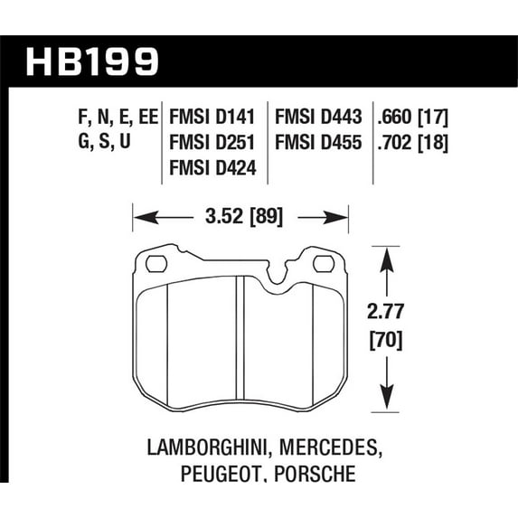 Hawk 80-92 Porsche 924 Turbo DTC-60 Race Brake Pads Fits select: 1986-1989 MERCEDES-BENZ 560, 1983-1985 PORSCHE 944