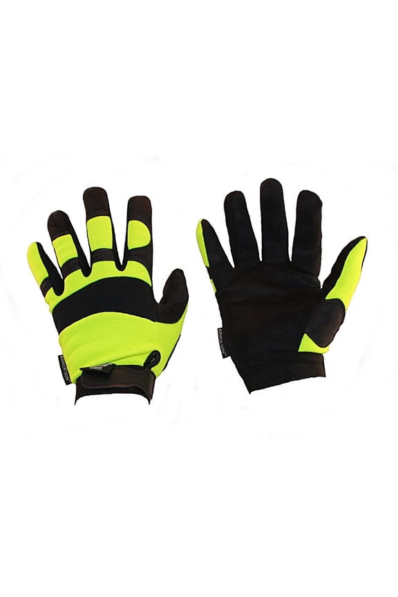 Hawk Armor Skin High Visibility Synthetic Leather Gloves