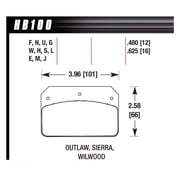 Hawk Brake Brake Pad Dynalite DTC- 60