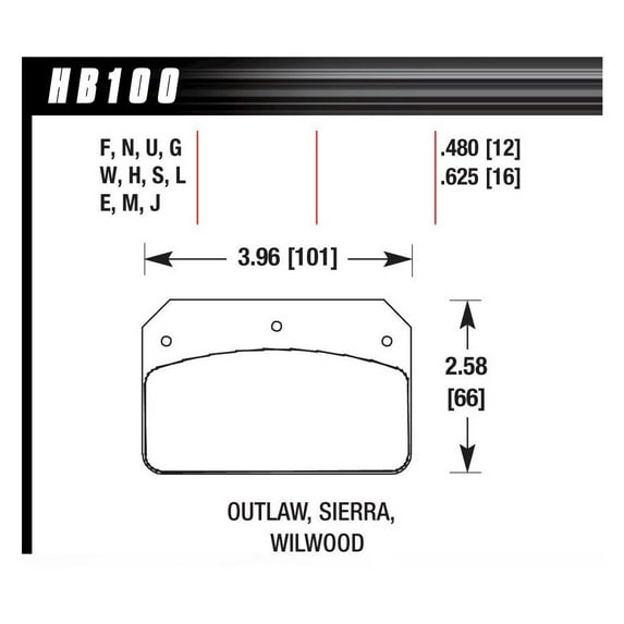 Hawk Brake Dynalite/2000 Black