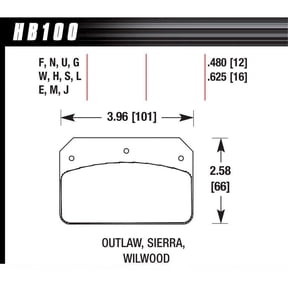 Hawk Brake Dynalite/2000 DTC-70