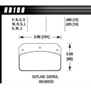 Hawk Brake Dynalite/2000 DTC-70