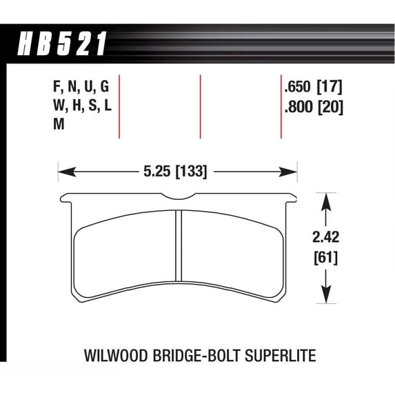 Hawk Brake SL Bridgebolt Black