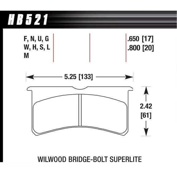 Hawk Brake SL Bridgebolt Black