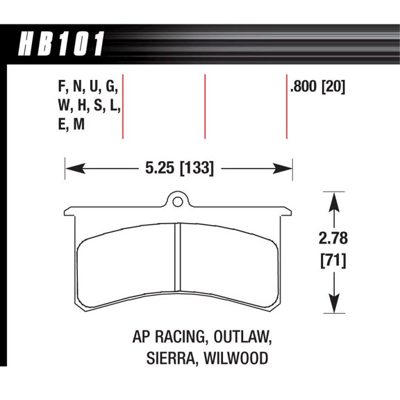 Hawk Brake Superlite DTC-30