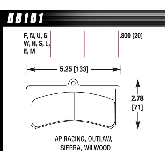 Hawk Brake Superlite/XL HT-10