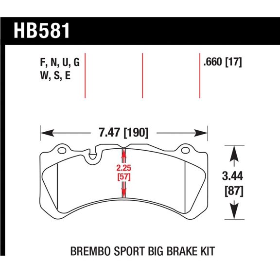 Hawk Brembo Rear BBK DTC-60 Brake Pads