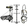 thumbnail image 1 of Hawk COMBAT Hunting Tree Stand, 3 Climbing Sticks & Muddy Ambush Harness, 1 of 12