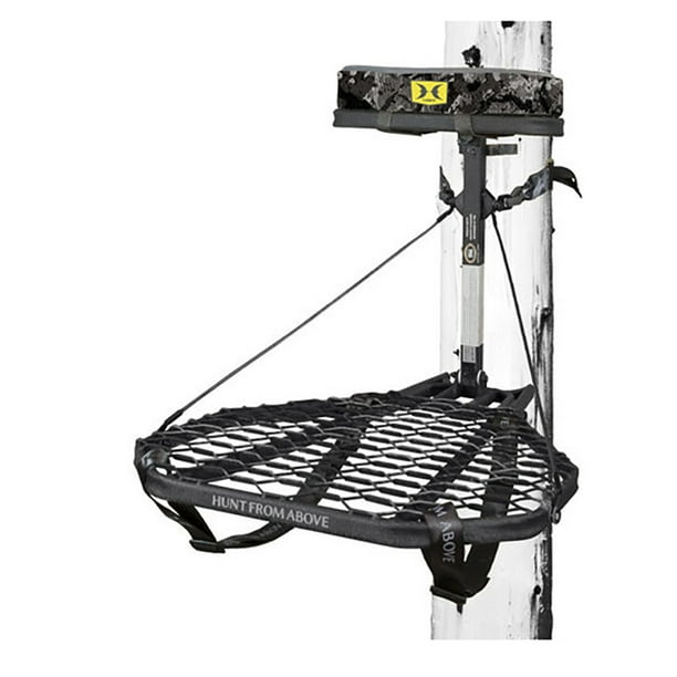 Hawk COMBAT Steel HangOn Hunting Tree Stand & FullBody Safety Harness
