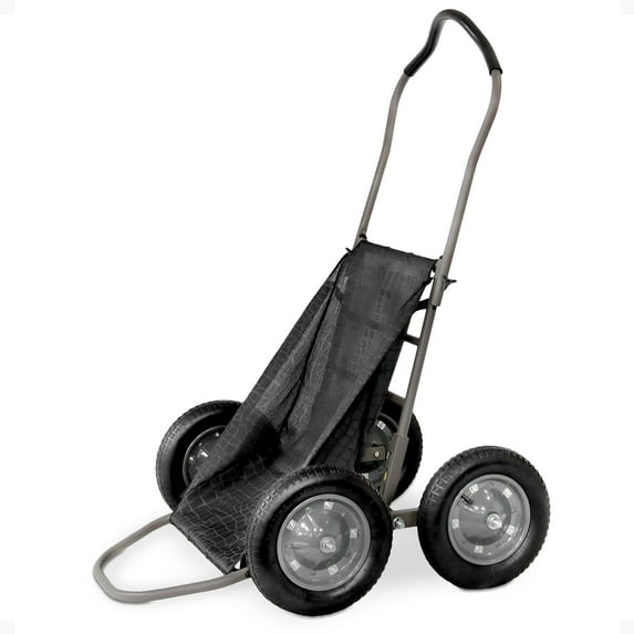 Hawk Crawler Folding Cart, Hunting Fishing Cart w/500lb Capacity, Dark Gray