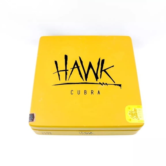 Hawk Gran Toro Cubra Empty Wood Cigar Box 7" x 7" x 1.75"