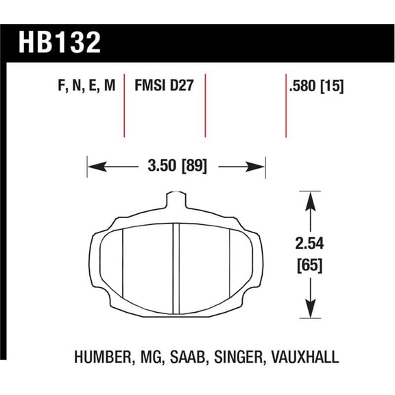 Hawk HP+ Street Brake Pads