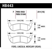 Hawk HPS Street Brake Pads Fits select 2010-2011 FORD RANGER, 2003-2011 MERCURY GRAND MARQUIS