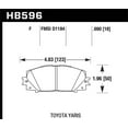 thumbnail image 1 of Hawk HPS Street Brake Pads Fits select: 2010-2013,2015 TOYOTA PRIUS, 1 of 2
