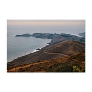 Hawk Hill - San Francisco California Photography Coast Ocean Landscape Scenic Nature Seascape Mountain Unframed Wall Art Print 16 x 24 inches