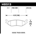 thumbnail image 1 of Hawk LTS Street Brake Pads Fits select: 2013-2016 RAM 1500, 2012 DODGE RAM 1500, 1 of 3