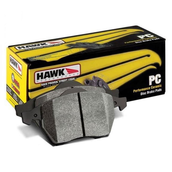 Hawk Performance  Front Performance Ceramic Street Brake Pads for 2005-2008 Porsche 911 Carrera Front & Rear