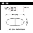 thumbnail image 1 of Hawk 89-93 Miata HPS Street Front Brake Pads (D525), 1 of 4