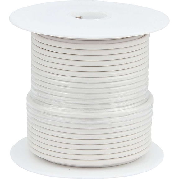 20 AWG White Primary Wire 100ft