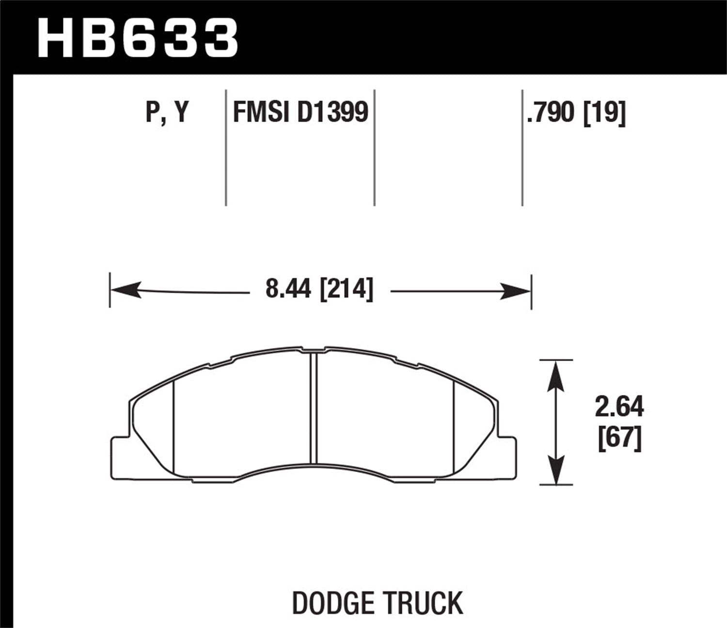 Hawk Performance Super Duty Street Brake Pads (HB633P.790) main image 1