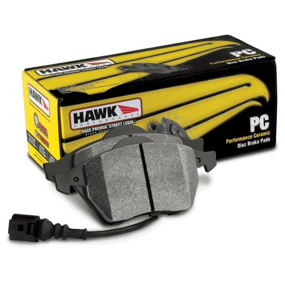 Hawk Performance HB726Z.582 Brake Pads - Performance Ceramic Compound - Front - Set of 4 Fits select: 2010-2011 CHEVROLET CAMARO SS, 2014 CHEVROLET CORVETTE