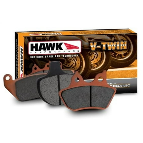 Hawk Performance HMC196HH Metallic Motorcycle Brake Pad Set