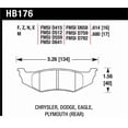 thumbnail image 1 of Hawk SRT4 HP+ Street Rear Brake Pads, 1 of 4
