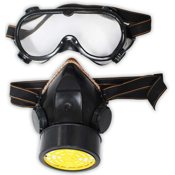 Hawk Safety Goggle Respirator And Filter 2-piece Set For Non Toxic Use: SF-00152