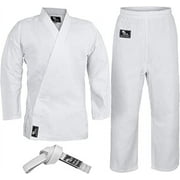 Hawk Sports Karate Uniform for Kids & Adults Lightweight Student Karate Gi Martial Arts Uniform with Belt (White, 5 (5'9'' / 170lbs))…